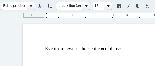 Prueba de sustitución de comillas